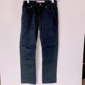 EUC Levi’s Slim Fit Black Casual Pants With Adjustable Waist Size 12